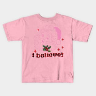 Pink Christmas Kids T-Shirt